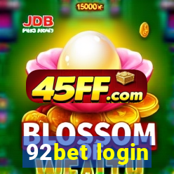 92bet login